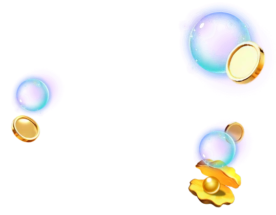 Decorative CQ9 fishing game banner with fish.